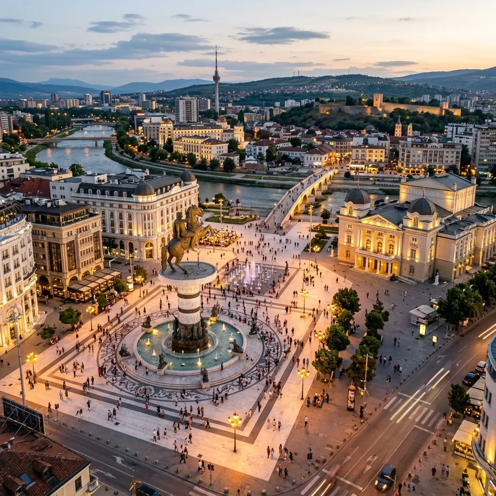 Kombi prevoz Srbija → Severna Makedonija — 2 destinacije